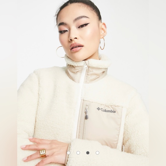 Columbia Cream Sherpa Jacket - Picture 2 of 7
